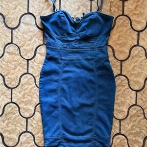 Blue Jean Bodycon Dress